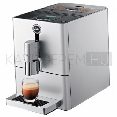 Jura ENA Micro 9 OTC, kávégép, kávéfőző, automata, felújított, hibátlan, garanciális, tejhabosító, szürke, fekete
